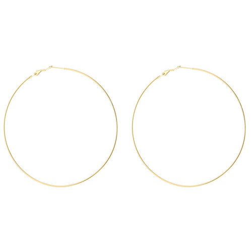 Classic Hoops Large Gold Earrings