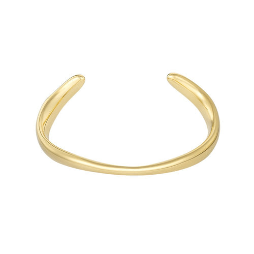 Classic Story Bangle – Gold