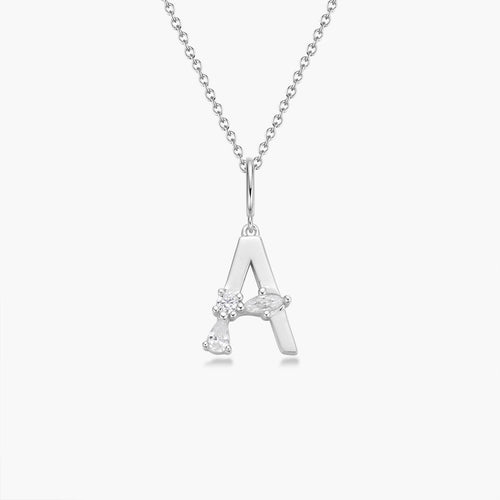 Initialhalskette | Platin
