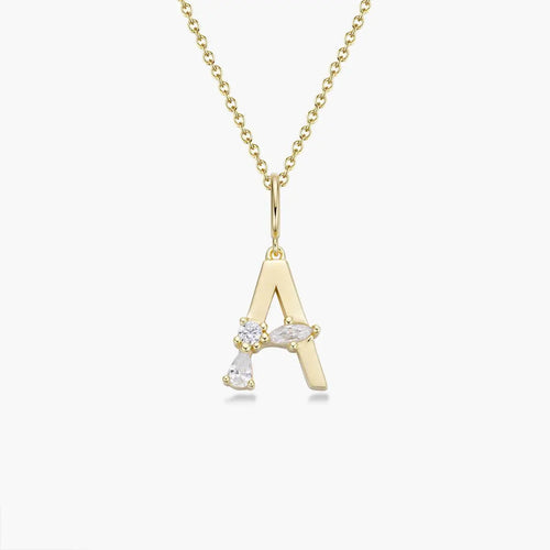 Initial-Necklace | Gold