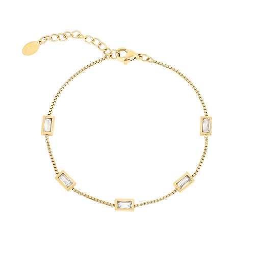Diamond Glow Bracelet – Gold