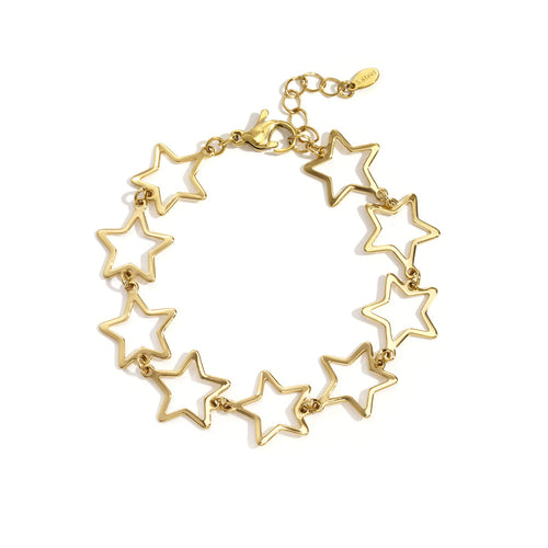 Star Link Bracelet – Gold
