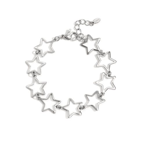 Star Link Bracelet – Silver