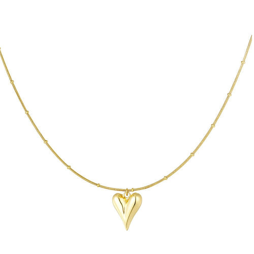 Iconic Heart Medium Gold Necklace
