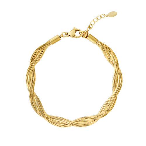 Let's Intertwine Bracelet – Gold