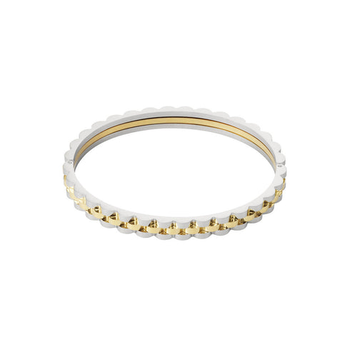 Link Bangle /Silver – Gold
