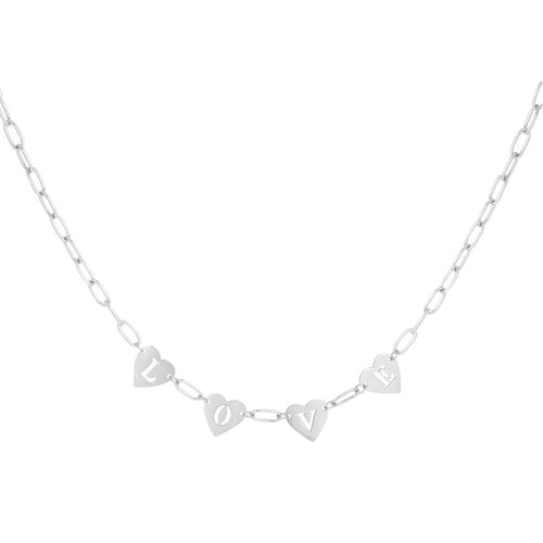 Loving Link Necklace Silver
