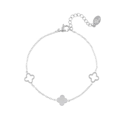 Lucky Clover Bracelet – Silver