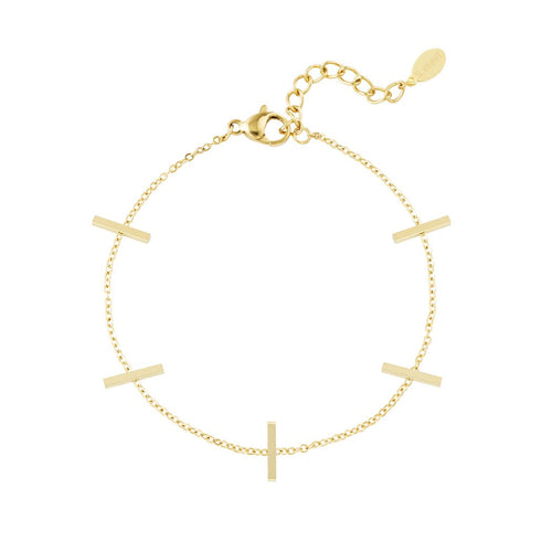 Multiple Bars Bracelet – Gold