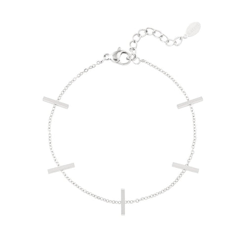 Multiple Bars Bracelet – Silver