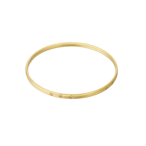 Simple Mini Diamond Bangle