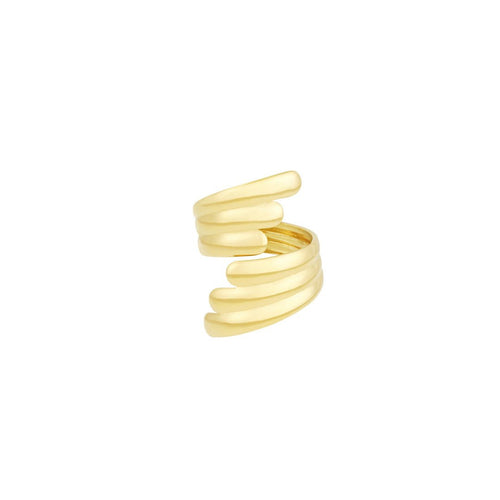 Soft Touch Gold-Colored Ring