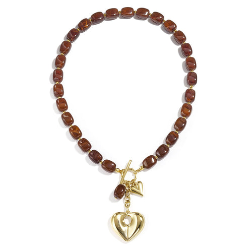 Terra Heart Gold Necklace