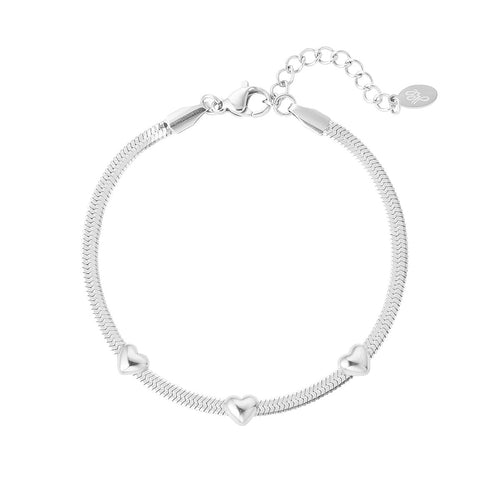 Triple the Love Bracelet – Silver
