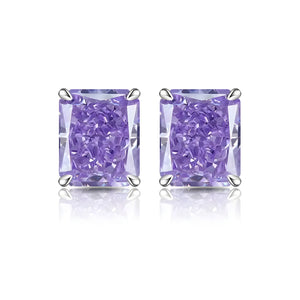 Amethyst Emerald Earrings