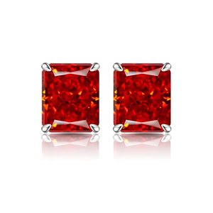 Ruby Emerald Earrings