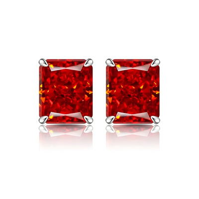 Ruby Emerald Earrings