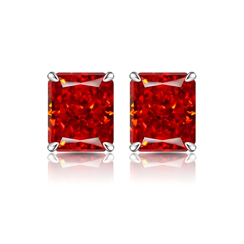 Ruby Emerald Earrings