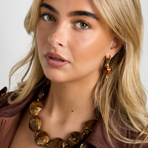 Warm Glow Necklace Gold