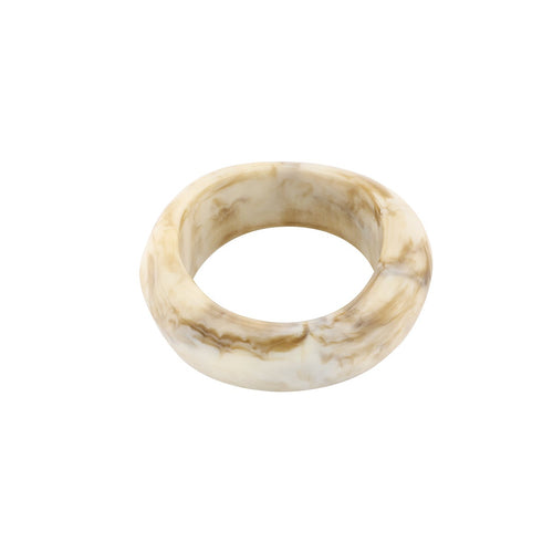 Aesthetic Ivory Swirl Bangle