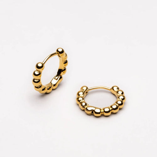 Perlen-Earrings in Hufeisenform