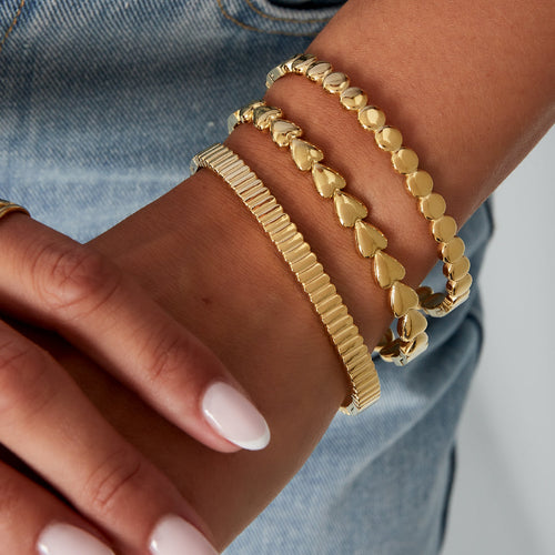 Circled Bangle – Silver