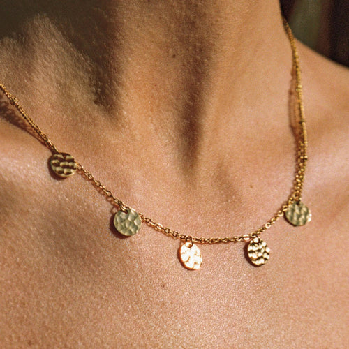 Sonnenmünzen Choker