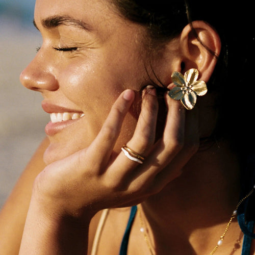 Hibiskus Earrings