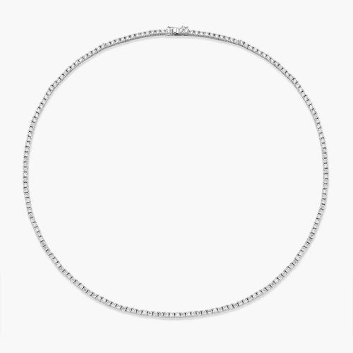 Kleine Tennis-Necklace (2mm)