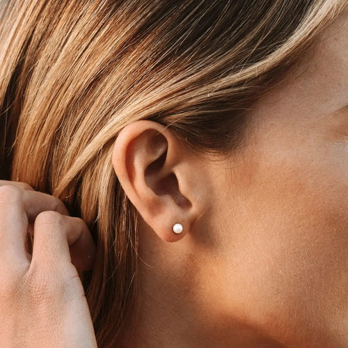 Perlen-Earrings mit Stecker